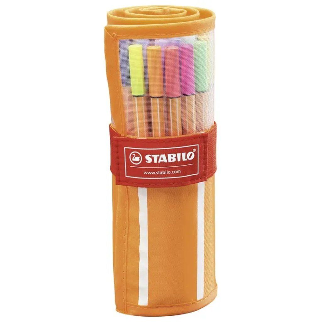STABILO Fineliner - STABILO point 88 - Rollerset con 30 Colori assortiti