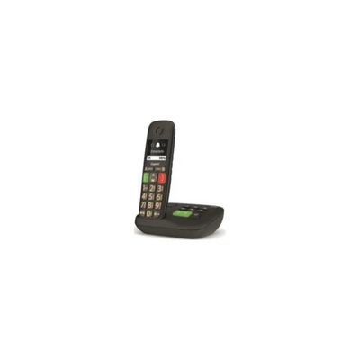 Gigaset E290A Telefono Cordless DECT con Segreteria, Vivavoce e Identificativo di Chiamata – Nero
