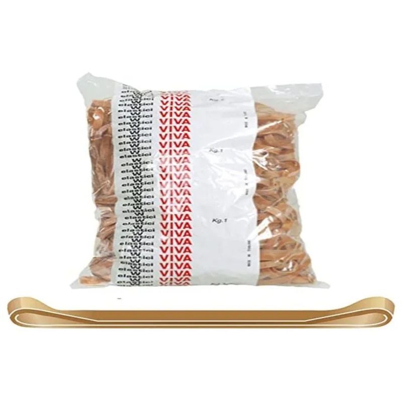 VIVA Elastici in gomma a fettuccia 120 mm – 1 kg