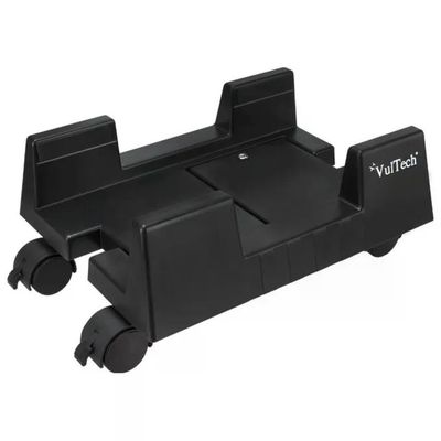 VulTech CP-02 Carrello Porta PC in ABS Nero con Ruote
