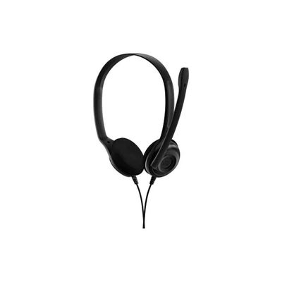SENNHEISER EPOS PC 5 CHAT – Cuffia stereo cablata con microfono, jack 3,5 mm, cavo da 2 m, nera