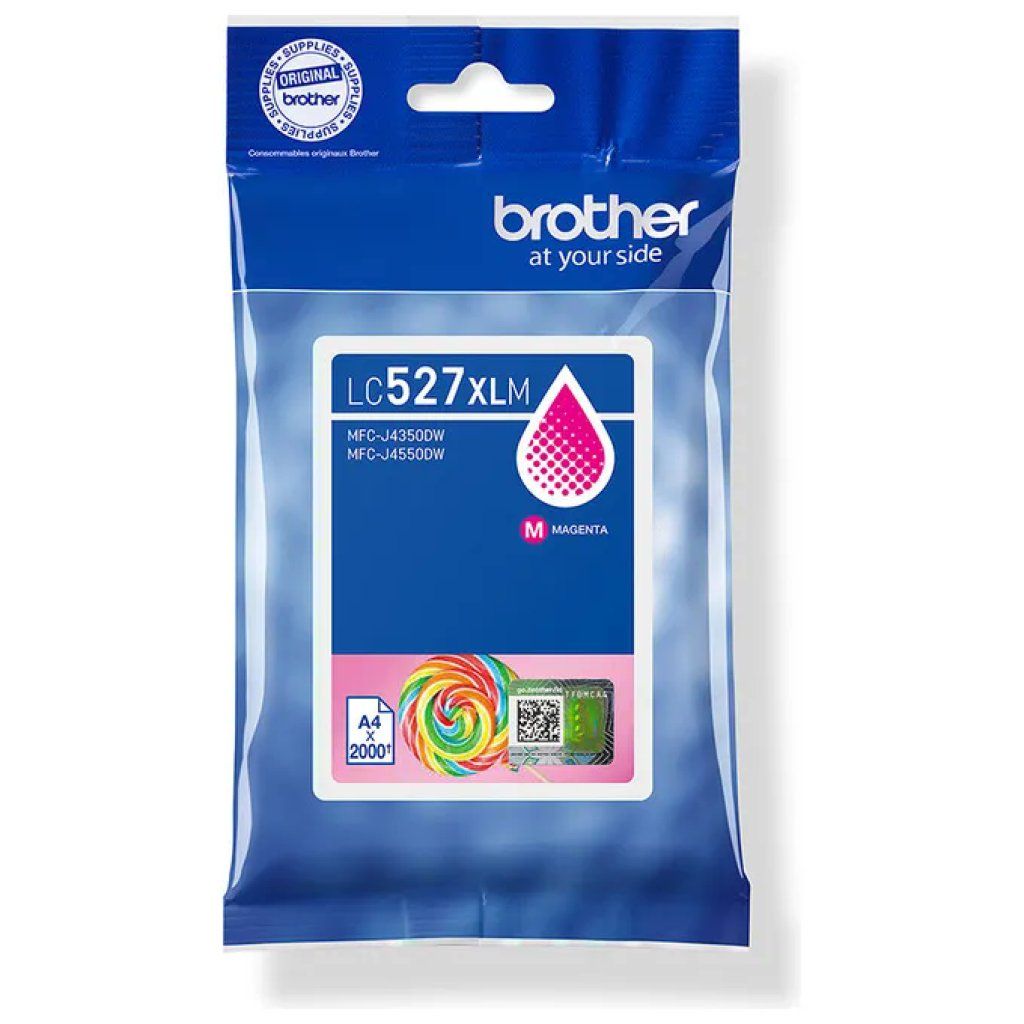 Brother LC527XLM Cartuccia Originale Magenta XL Brother LC527XLM Cartuccia Originale Magenta XL