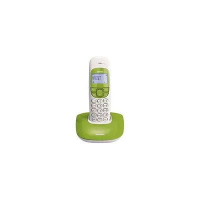 Brondi Nice Telefono Cordless DECT Vivavoce, Verde e Bianco