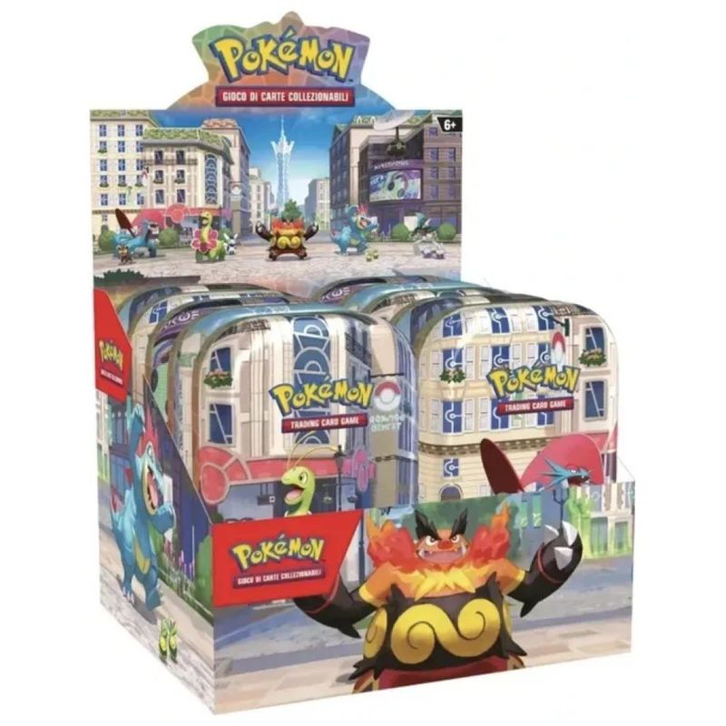 THE POKEMON COMPANY Pokémon Mini Tin Luminopoli 2026 – Megaevoluzione, 2 buste GCC