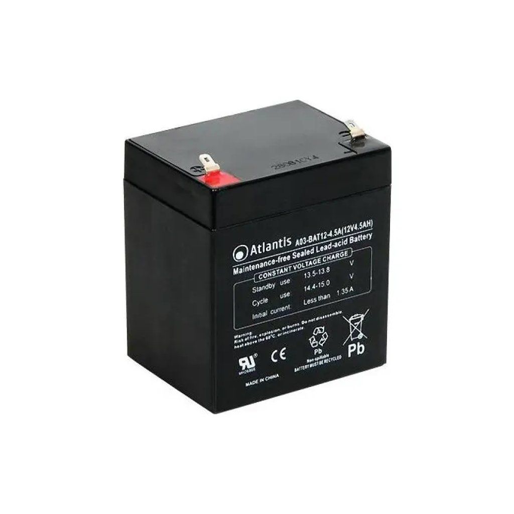 Atlantis A03-BAT12-4.5A Batteria VRLA 12 V 4,5 Ah Atlantis A03-BAT12-4.5A Batteria VRLA 12 V 4,5 Ah