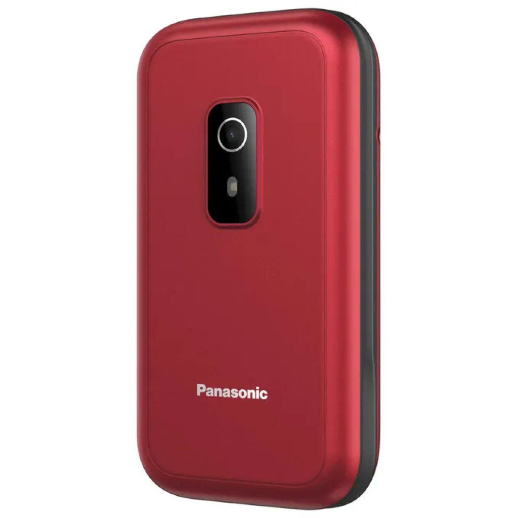 Panasonic KX-TF600EXR Telefono a Conchiglia 4G VoLTE Rosso