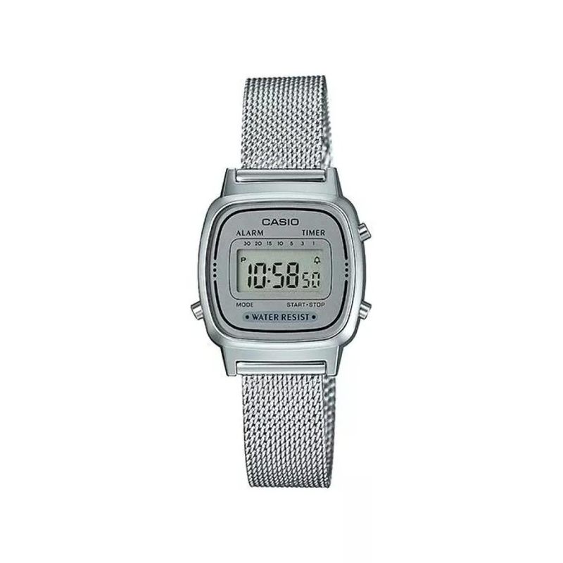 Casio LA670WEM-7EF Orologio digitale unisex argento