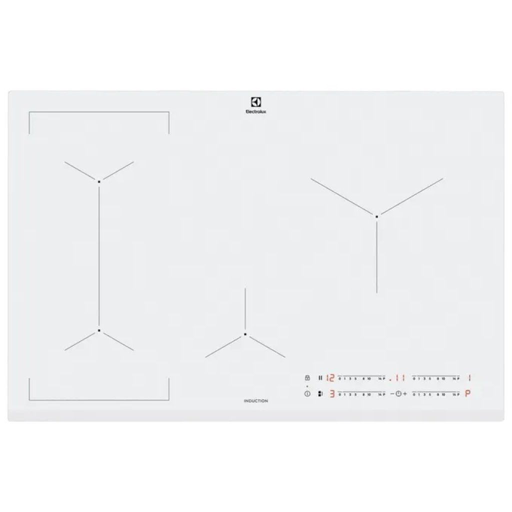 Electrolux Serie 600 EIL83443BW Piano a induzione bianco, 80 cm