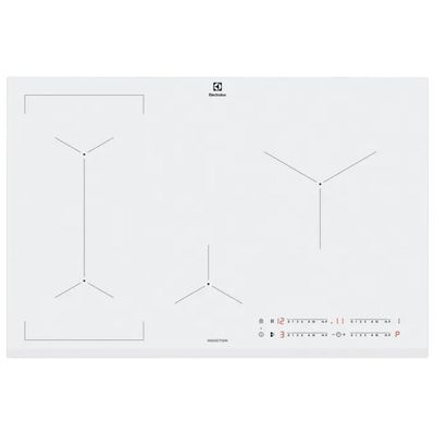 Electrolux Serie 600 EIL83443BW Piano a induzione bianco, 80 cm