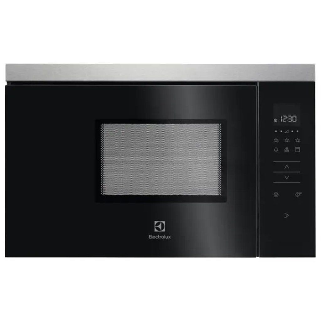 Electrolux MQ818GXE Microonde da Incasso con Grill, 17 L, 800 W, Nero e Inox