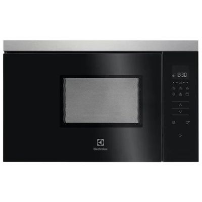 Electrolux MQ818GXE Microonde da Incasso con Grill, 17 L, 800 W, Nero e Inox