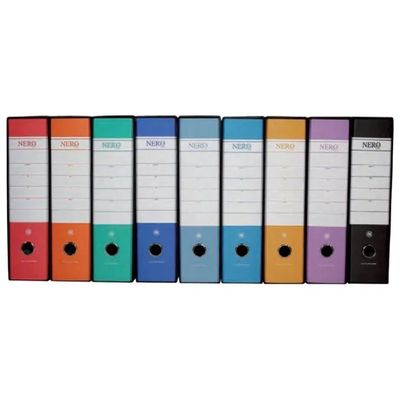 Brefiocart Registratore Protocollo Fucsia, Dorso 8 cm, Formato 23 × 33 cm – Confezione da 12