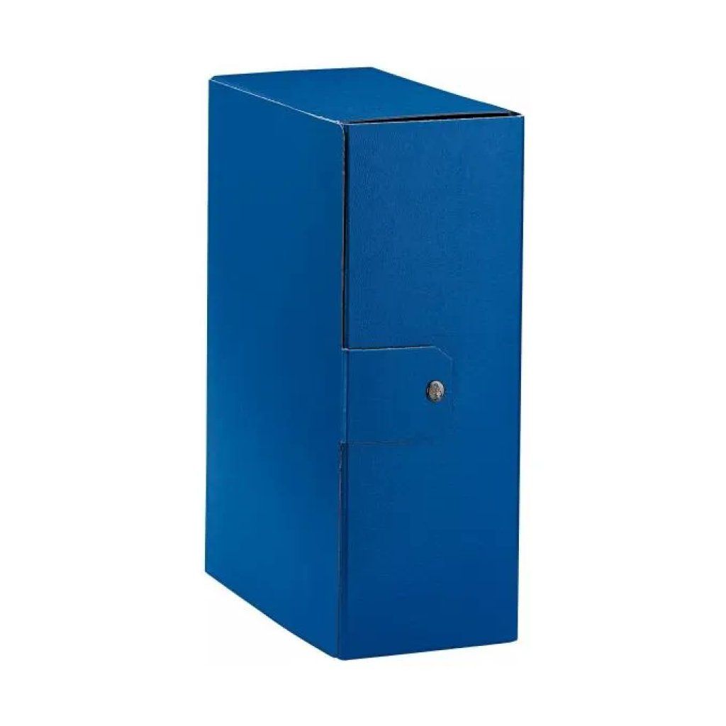 Esselte Eurobox, confezione da 5 scatole portadocumenti blu, dorso 12 cm Esselte Eurobox, confezione da 5 scatole portadocumenti blu, dorso 12 cm