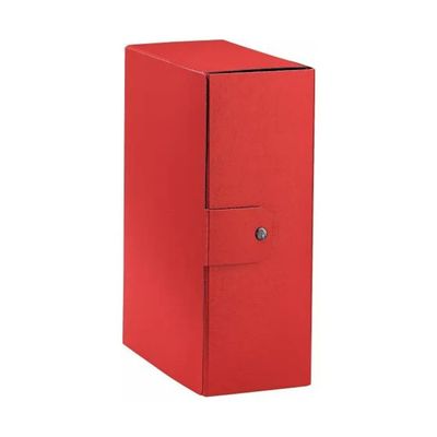Esselte Eurobox, 5 scatole portadocumenti rosse, dorso 12 cm Esselte Eurobox, 5 scatole portadocumenti rosse, dorso 12 cm