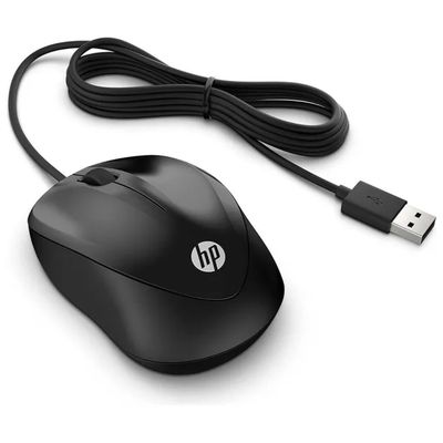HP Mouse cablato HP 1000 USB-A, 1200 DPI, 3 tasti, nero