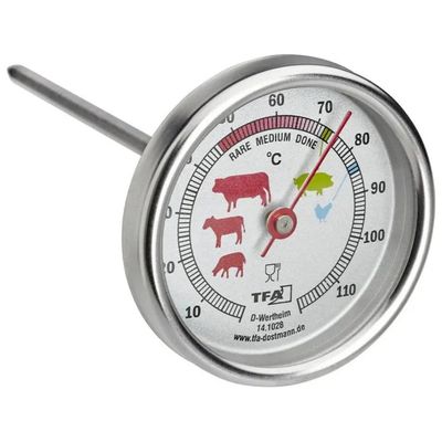 TFA-Dostmann 14.1028 Termometro per arrosti e BBQ 0–120 °C