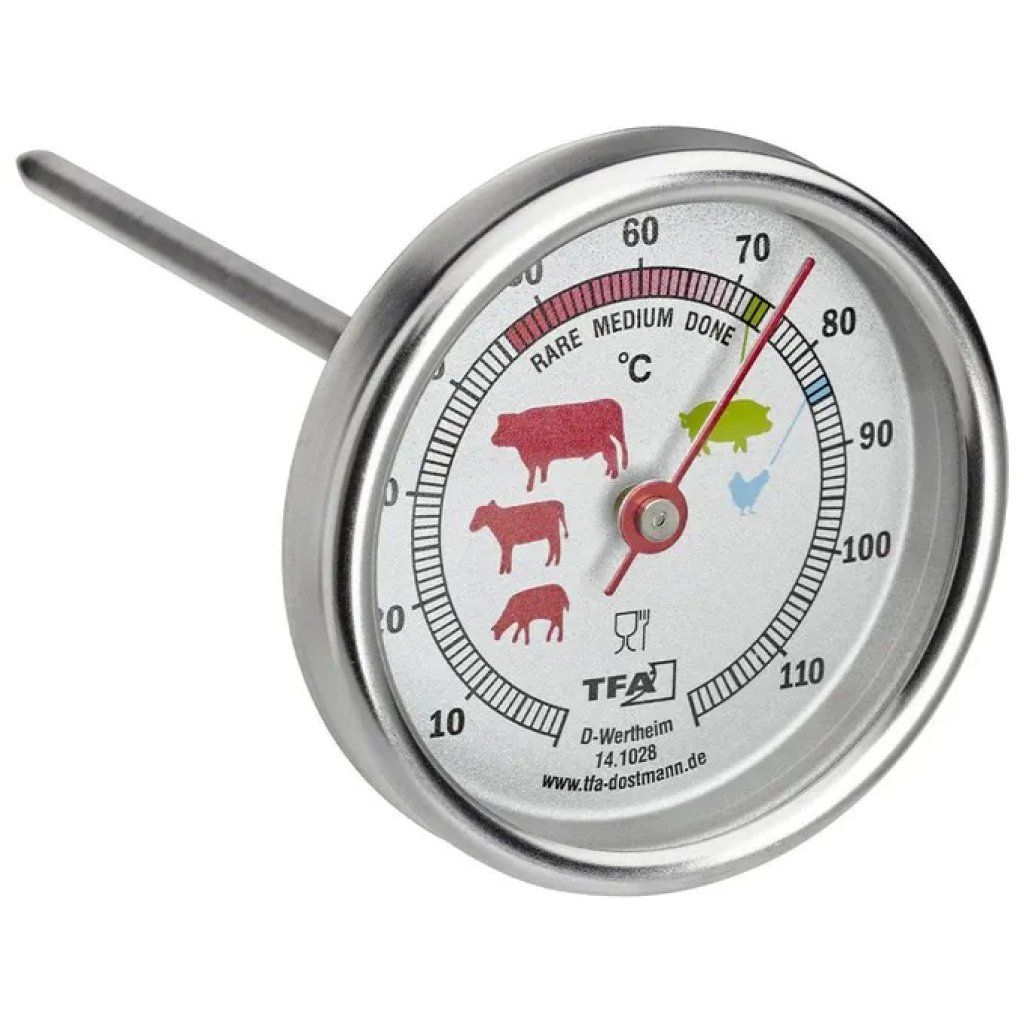 TFA-Dostmann 14.1028 Termometro per arrosti e barbecue 0–120 °C TFA-Dostmann 14.1028 Termometro per arrosti e barbecue 0–120 °C