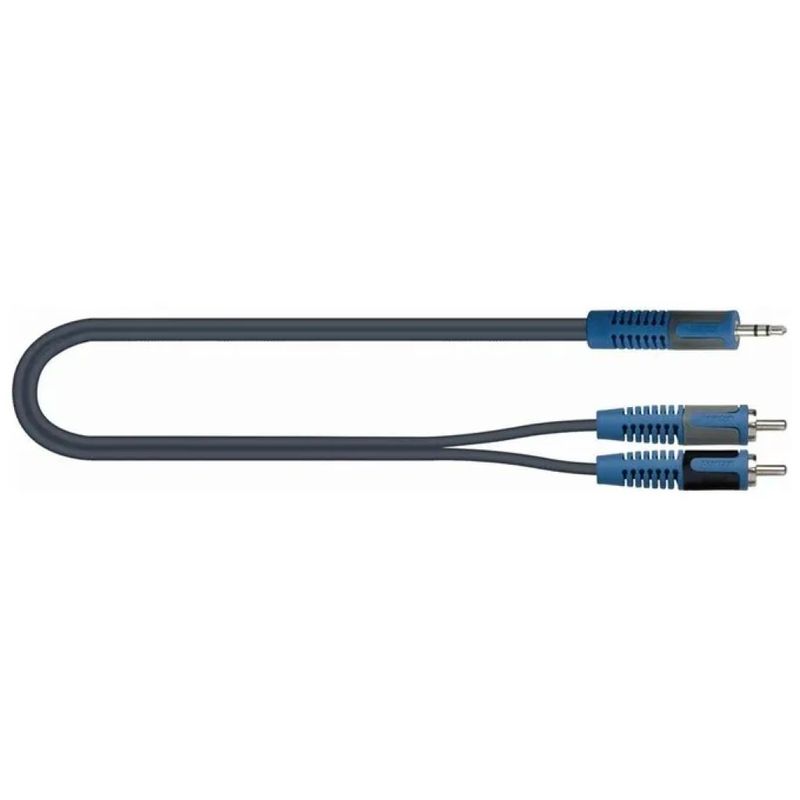 Quiklok RKSA150-2 Cavo audio stereo jack 3,5 mm a 2 RCA, 2 m