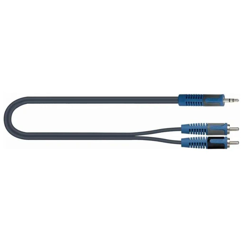 Quiklok RKSA150-2 Cavo audio stereo jack 3,5 mm maschio a 2 RCA maschio, 2 m