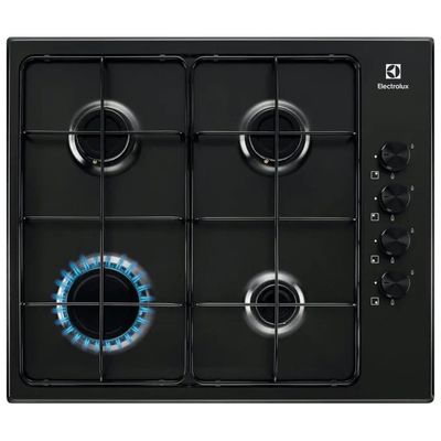 Electrolux KGS6404B Serie 300 Slim Side Piano cottura a gas 60 cm 4 Fuochi Accensione integrata Sicurgas