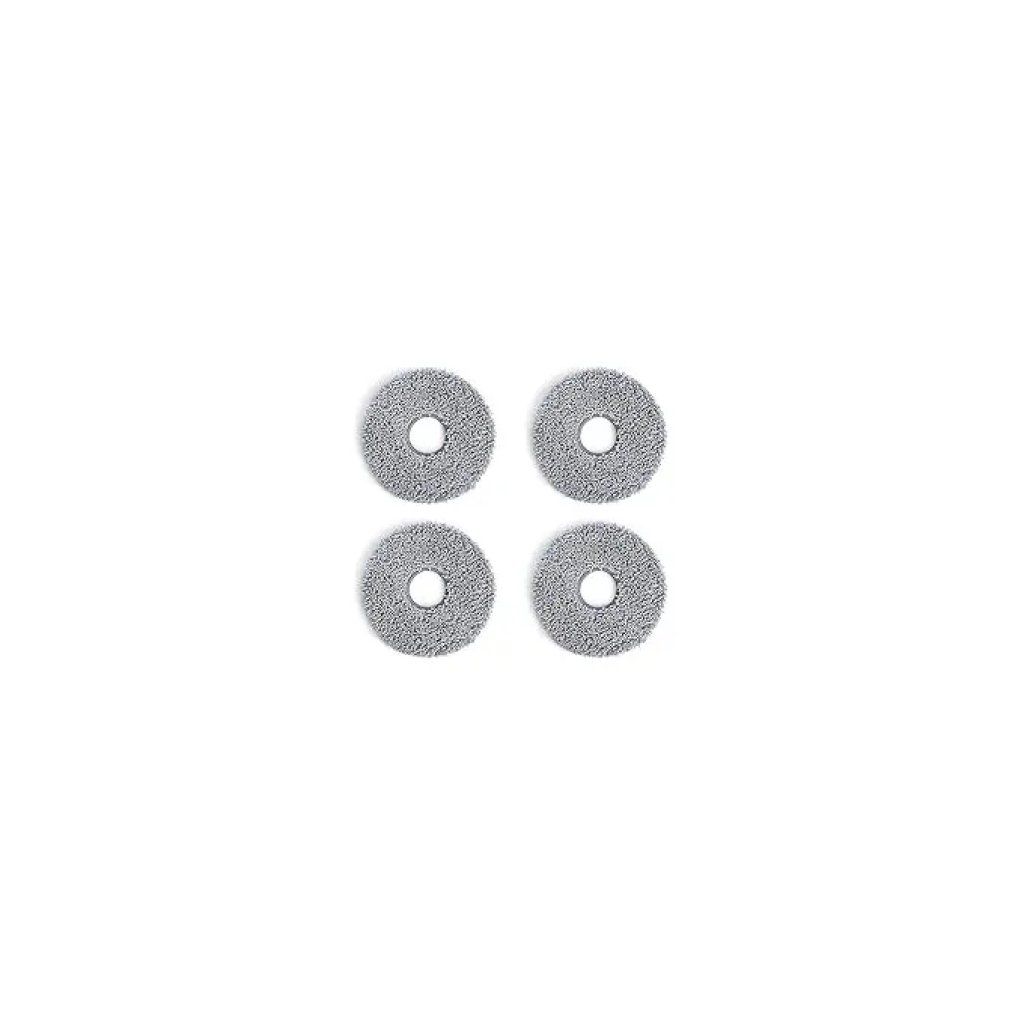 Ecovacs Set 4 Panni Lavabili di Ricambio per Deebot T10, X1 e N20