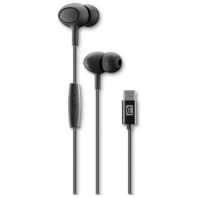 Cellularline Cloud Auricolari In-Ear USB-C con Microfono, Nero Cellularline Cloud Auricolari In-Ear USB-C con Microfono, Nero