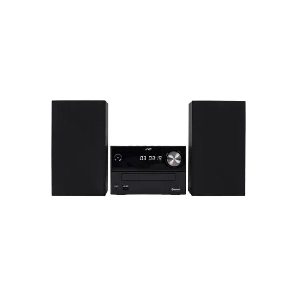 JVC UX-C25DAB Microsistema Hi-Fi CD, DAB+/FM e Bluetooth, 14 W, Nero