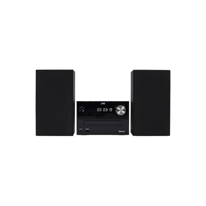 JVC UX-C25DAB Microsistema Hi-Fi CD, DAB+/FM e Bluetooth, 14 W, Nero