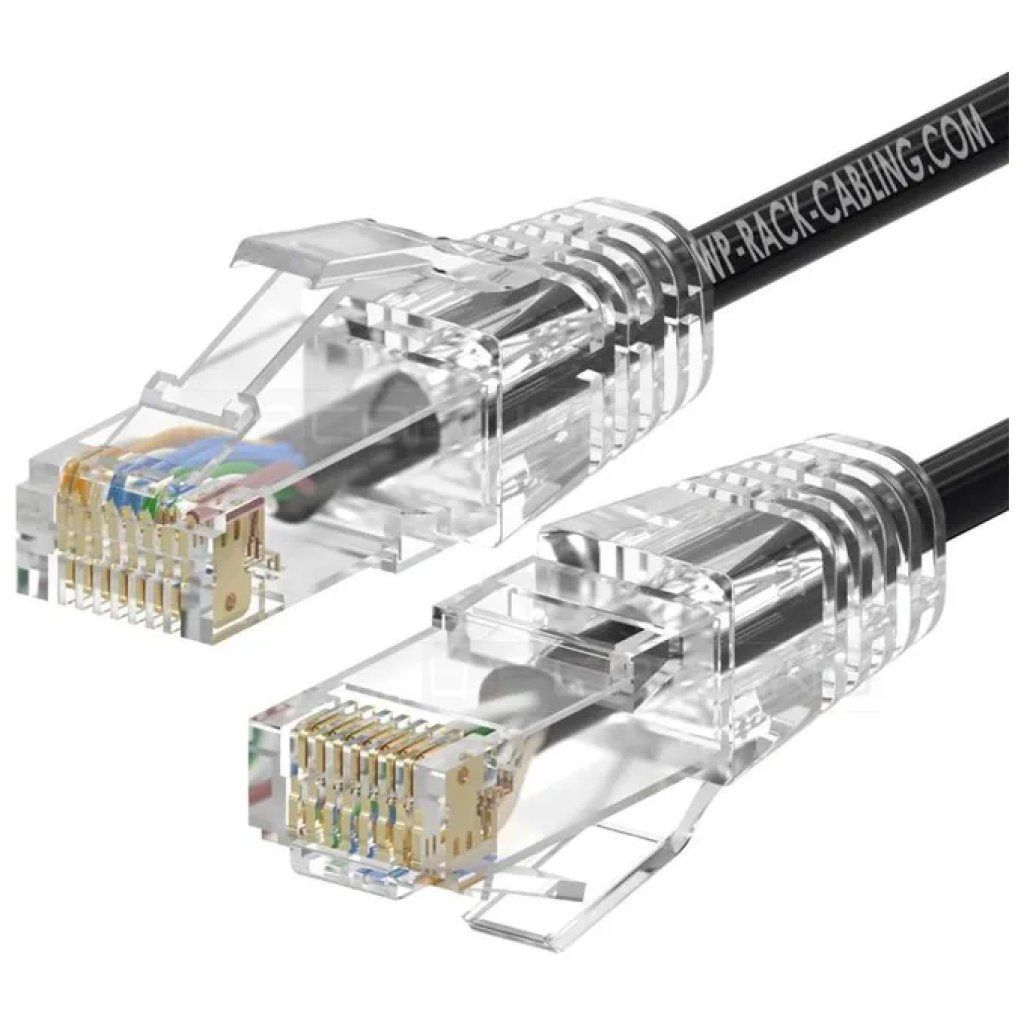 WP EUROPE Cavo Ethernet Cat.6a U/UTP LSHF Nero, 3 m