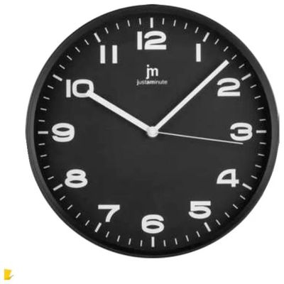 Lowell 00875N Orologio da Parete Nero, 29 cm