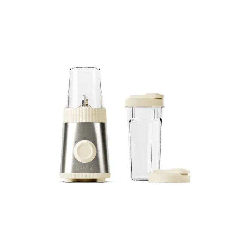 Guzzini Sous Chef Frullatore Portatile 320 W con 2 Bicchieri, Crema