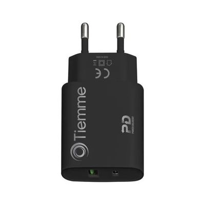 Tiemme 3640 Caricabatterie da Parete 20 W USB-A e USB-C Tiemme 3640 Caricabatterie da Parete 20 W USB-A e USB-C