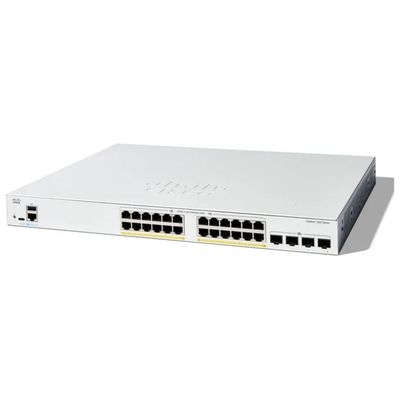 Cisco Catalyst 1200 C1200-24FP-4X Switch Gigabit PoE gestito, 24 porte e 4 uplink 10G SFP+
