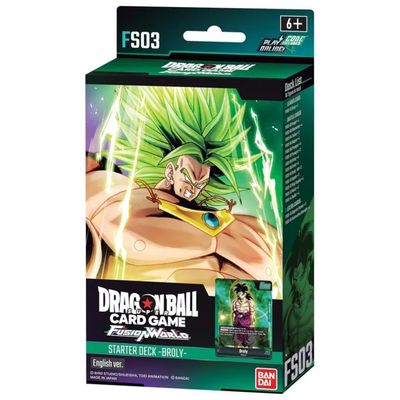 BANDAI Dragon Ball Super Fusion World FS03 Starter Deck Broly – Bandai