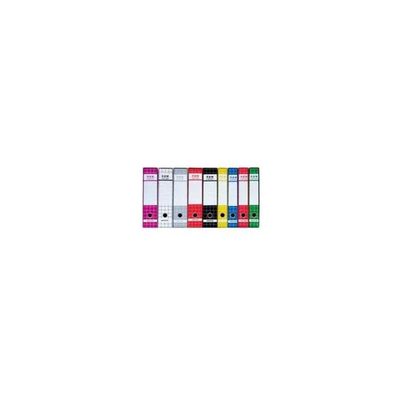 Brefiocart 0201180G – Confezione da 12 registratori gialli, dorso 8 cm