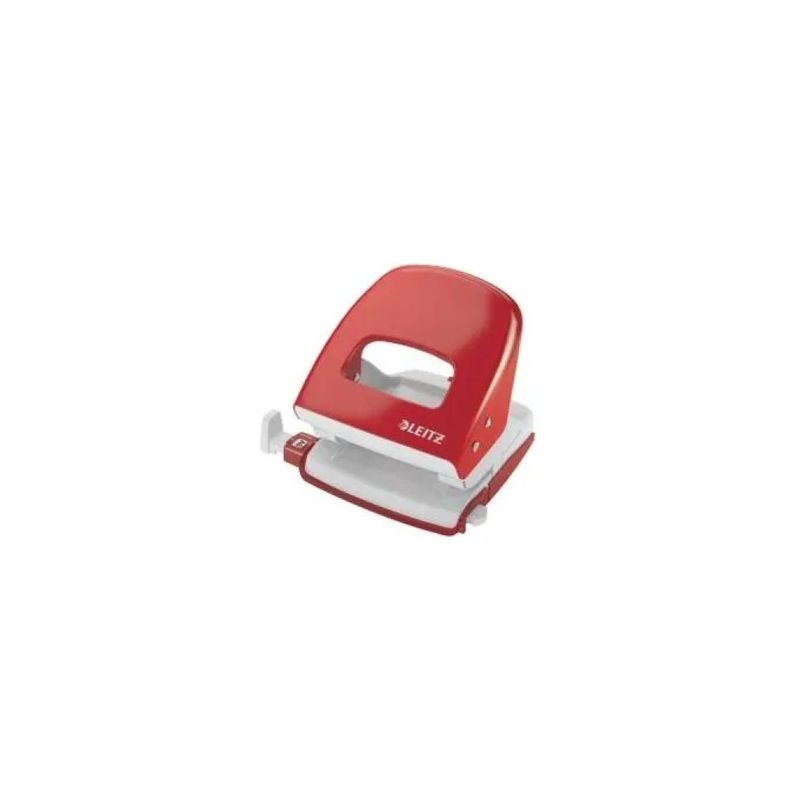 Leitz 5008 Perforatore a 2 Fori, Rosso