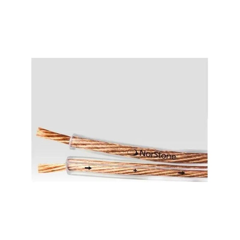 Norstone Classic CL150 – Cavo per Diffusori OFC 2 x 1,5 mm², 15 m, Trasparente
