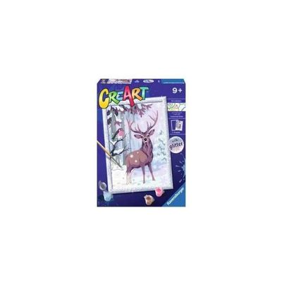 Ravensburger CreArt Gli Amici del Bosco – Kit di pittura con i numeri per bambini Ravensburger CreArt Gli Amici del Bosco – Kit di pittura con i numeri per bambini