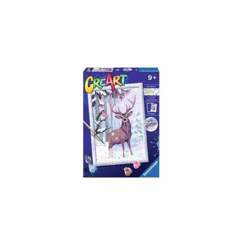 Ravensburger CreArt Gli Amici del Bosco – Kit di pittura con i numeri per bambini