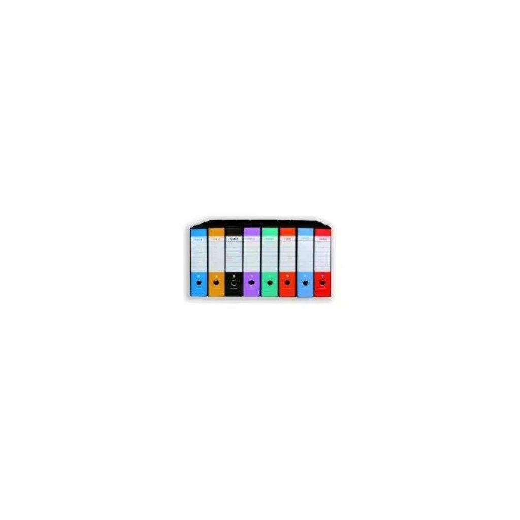 Brefiocart 0201101B Raccoglitori A4 Blu, Dorso 8 cm, Confezione da 12