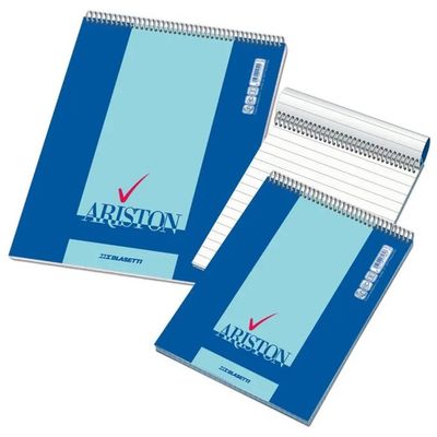 Blasetti Ariston, 10 blocchi A4 a spirale a righe