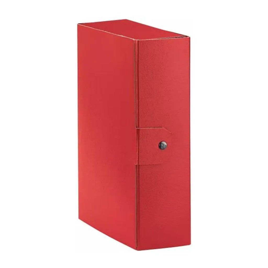Esselte Eurobox – confezione da 5 scatole portadocumenti, dorso 10 cm, rosse Esselte Eurobox – confezione da 5 scatole portadocumenti, dorso 10 cm, rosse