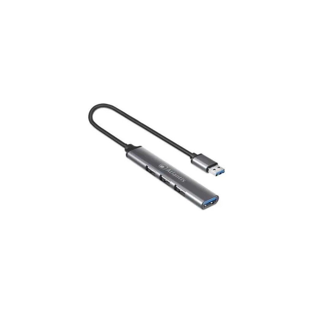 Atlantis P014-UH313 Mini Hub USB 4 Porte Atlantis P014-UH313 Mini Hub USB 4 Porte