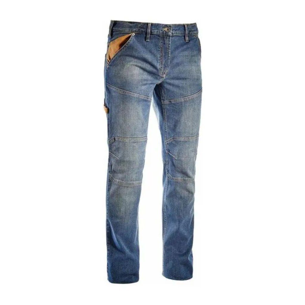 Diadora Stone Plus 170752C62070 – Pantalone da lavoro in denim blu