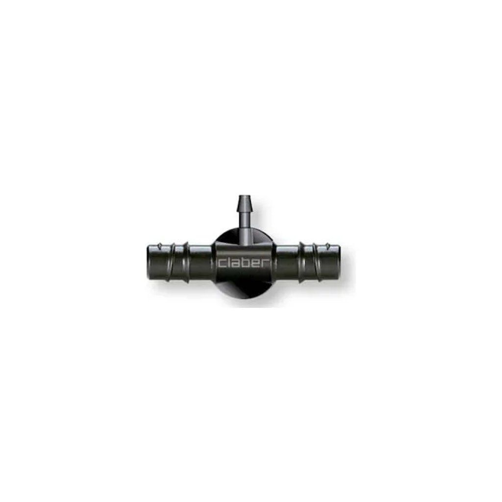 Claber 91073 Rainjet – Raccordi di derivazione per irrigazione a goccia, 1/2”–1/4”, 2 pezzi, neri Claber 91073 Rainjet – Raccordi di derivazione per irrigazione a goccia, 1/2”–1/4”, 2 pezzi, neri