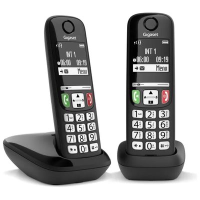 Gigaset E270 Duo Telefono Cordless DECT Nero