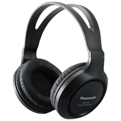 Panasonic RP-HT161E-K Cuffie Stereo Over-Ear Nere Panasonic RP-HT161E-K Cuffie Stereo Over-Ear Nere
