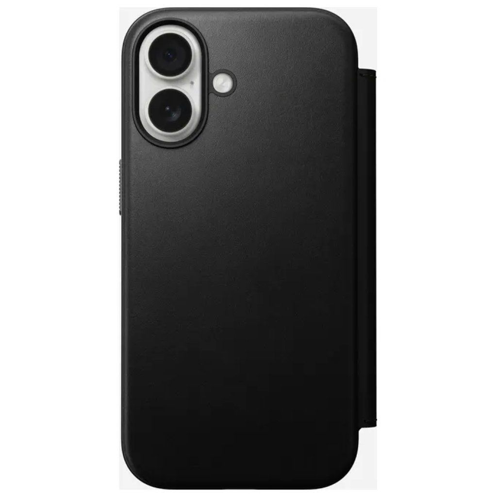 NOMAD Modern Leather Folio per iPhone 17 Pro – Nero NOMAD Modern Leather Folio per iPhone 17 Pro – Nero