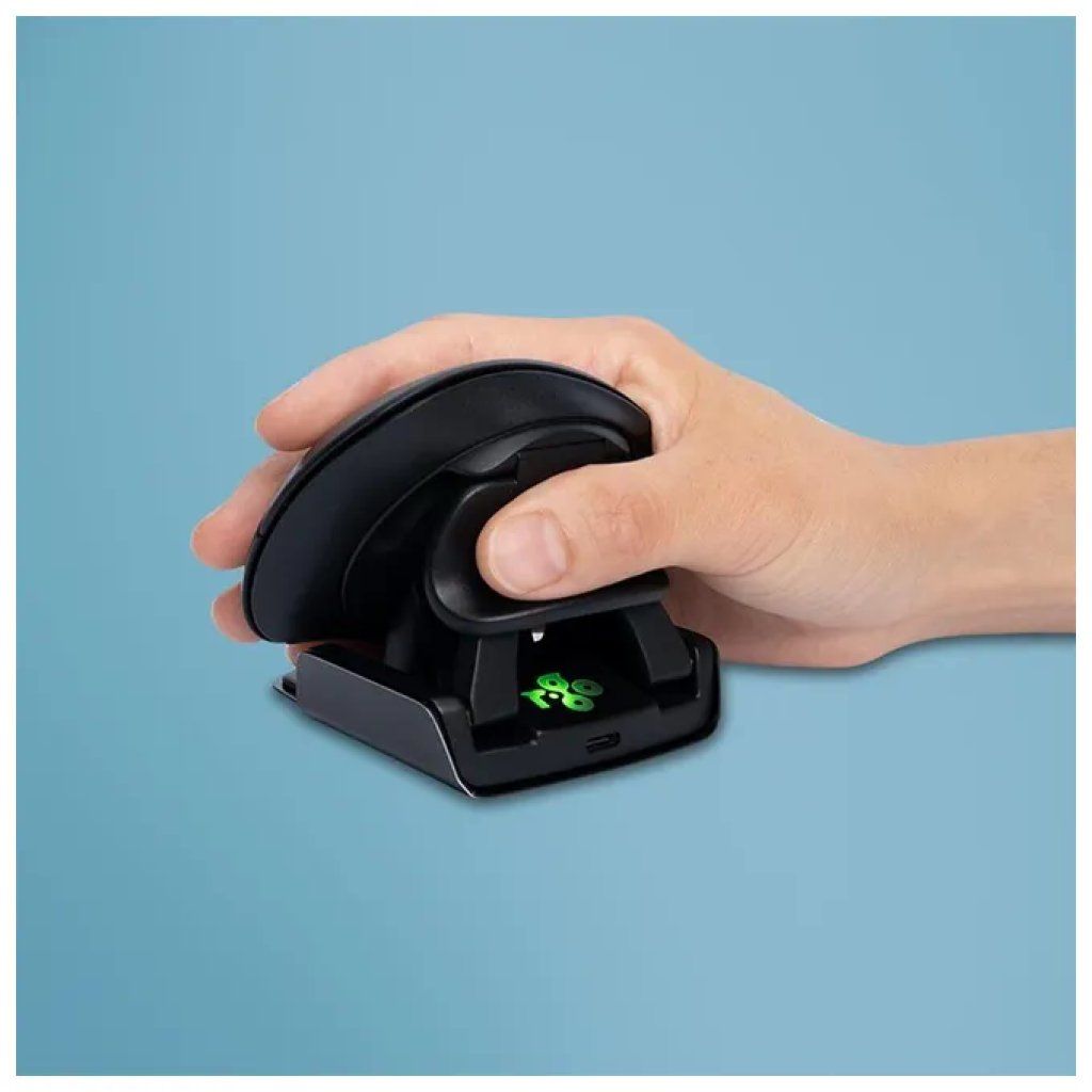 R-Go Tools Twister Mouse Ergonomico Ambidestro Bluetooth e USB, 2400 DPI, Nero R-Go Tools Twister Mouse Ergonomico Ambidestro Bluetooth e USB, 2400 DPI, Nero