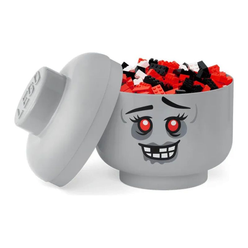 Room Copenhagen LEGO testa zombie Large – contenitore impilabile da 8,5 L